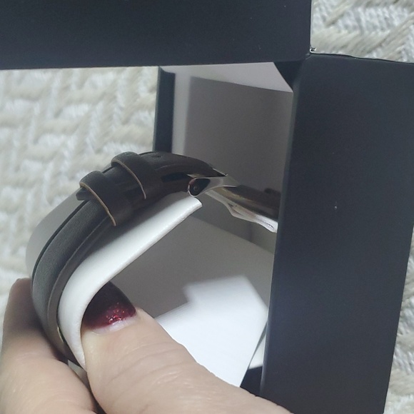 INC INTERNATIONAL BROWN DIAL BROWN FAUX LEATHER STRAP MEN'S WATCH 46 MM NIB - Picture 3 of 4